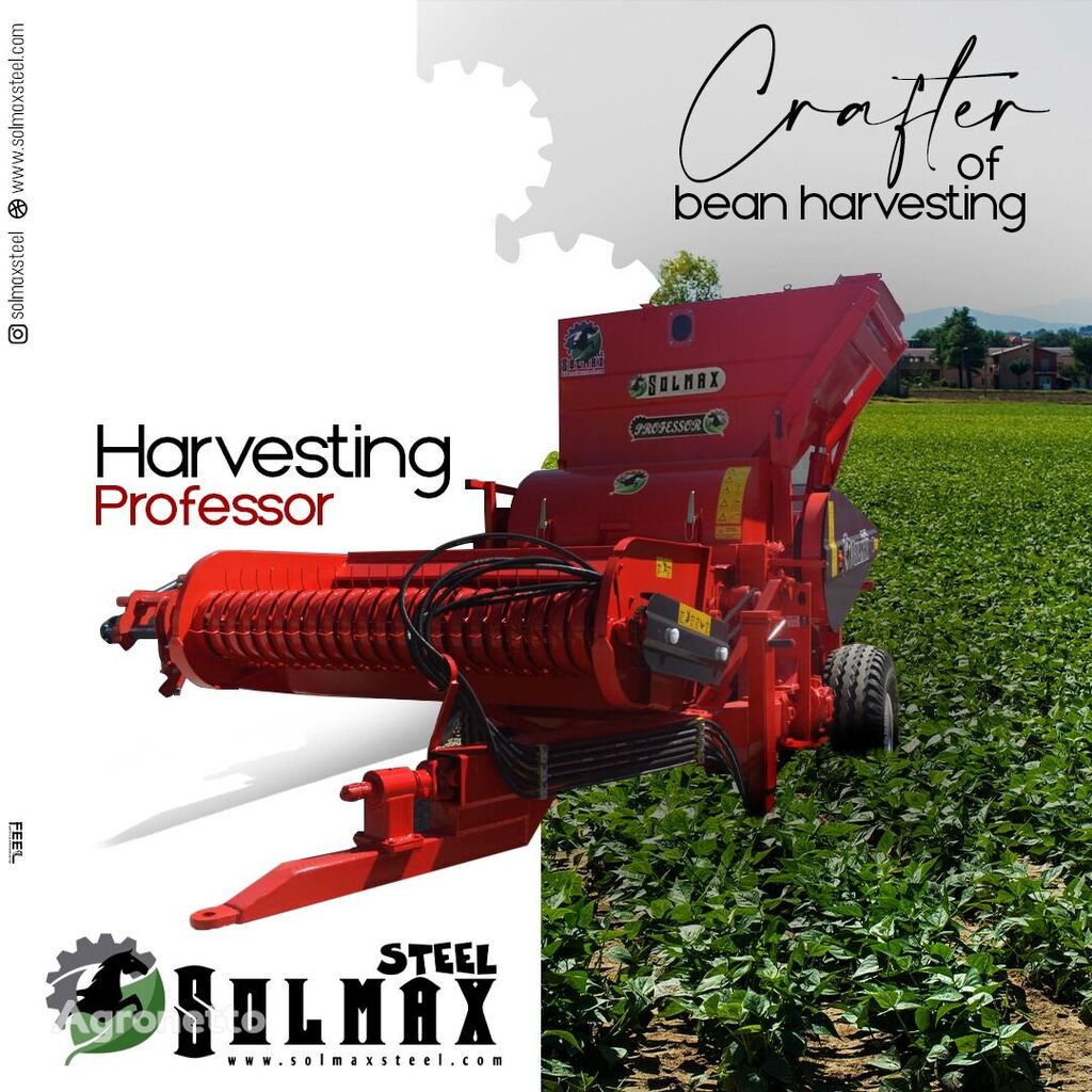 new SOLMAX STEEL PROFESSOR- BEAN HARVESTIN MACHINE pea harvester